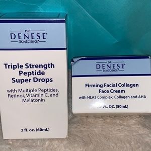 Dr Denese Firming Face Cream & Peptide Super Drops